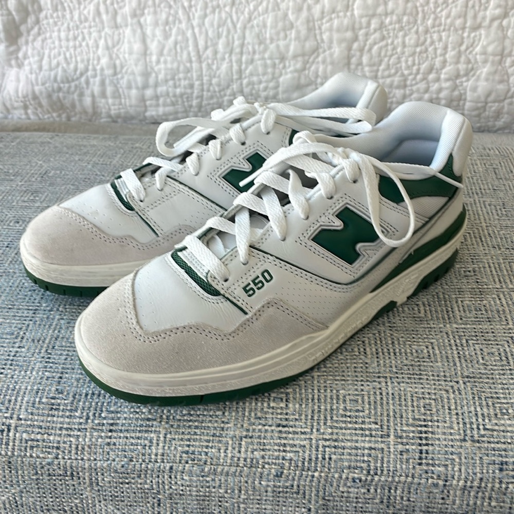 New balance green 550 sneakers